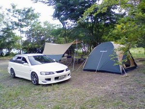 2008 0818 01 300x225 キャンプ初日　西湖レークサイドキャンプ村　2008