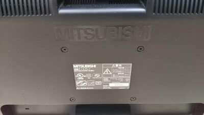 DSC 0105 400x225 MITSUBISHI DISPLAY（RDT204WM S）中古品を購入　ディスプレイ「BenQ」が壊れた