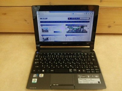 26 03 400x300 モバイルPC貰った　（acer aspire one 533）