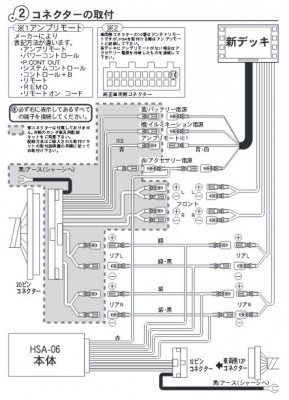 0903 289x400 アコードワゴン(ch9)のBOSEサウンドシステム用にビートソニック サウンドアダプター HSA 06