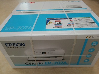 DSC 0081 400x300 プリンターを衝動買いしました　EPSON colorio EP 707A
