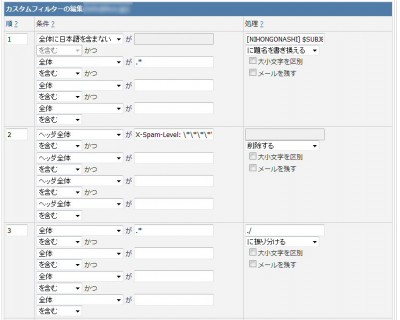 13 03 400x320 XREAで迷惑メール（スパムメール）の対策　カスタムフィルターの設定色々