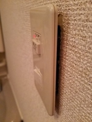 浴室の換気扇スイッチをタイマー付きに交換 パナソニックWN5294 DSC 0039 300x400 浴室の換気扇スイッチをタイマー付きに交換 パナソニックWN5294