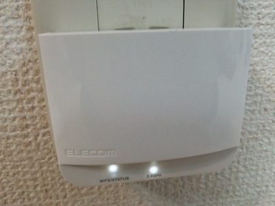 DSC 0034 400x300 高速Ｗｉ Ｆｉ中継器 ELECOM（エレコム） WTC 300HWH