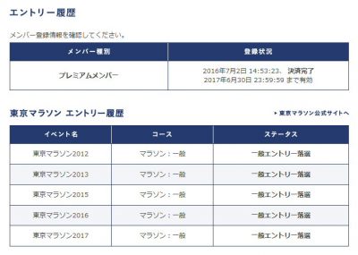 0917 01 400x285 東京マラソン2017抽選結果（落選）のご報告 でがっかり