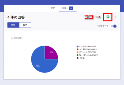 1114 02 400x274 Googleドライブでアンケートを作りホームページに貼り付ける方法　応用編