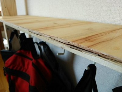 DSC 0084 400x300 新たな本棚を2×4(ツーバイフォー)でDIY　ディアウォール その4