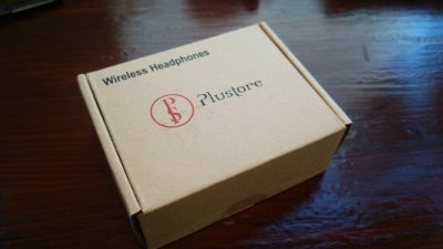 DSC 0020 400x225 耳掛け式イヤホン Plustore blutooth スマホ＆PC用に2台同時にペアリング