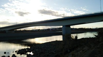 DSC 0086 400x225 多摩川 稲城大橋でバス釣り後、稲城北緑地公園の対岸 ｜釣行記 2018 1月 P.02