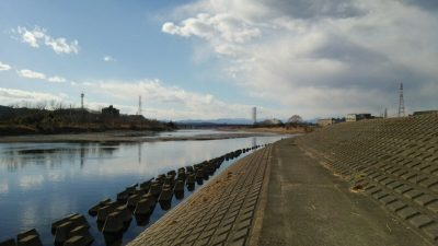 DSC 0059 400x225 多摩川親水公園でバス釣り 2.5インチのシャッドテール ｜釣行記 2018 2月 P.04