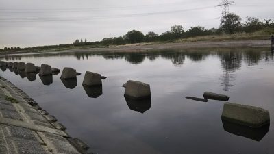 DSC 0040 400x225 朝まずめに多摩川でバス釣り。デカバスが釣れると思ったのに｜釣行記 2018 4月 P.15