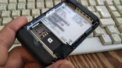 DSC 0123 400x225 SIMロック解除したWiFiルーター「HW 02E」で、DTI SIM（格安SIM）設定