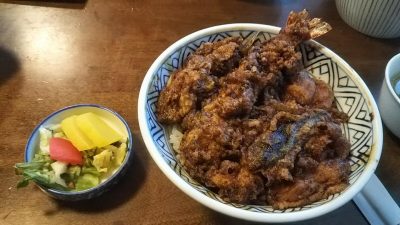 DSC 0046 2 400x225 【大黒屋 天麩羅】 浅草でのランチは天丼