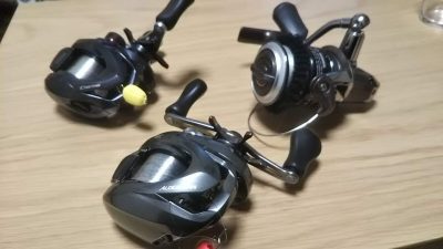 DSC 0057 400x225 アルデバランBFSに8lbのラインを40ｍ巻く【SHIMANO ALDEBARAN BFS XG】