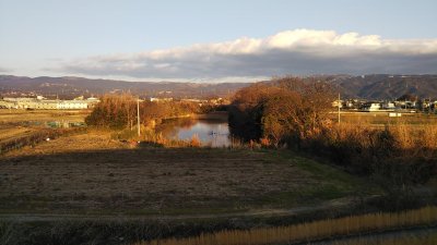 DSC 0095 1 400x225 【バス釣り 静岡県 野池】沼津の門池・三日月湖 昼食は沼津港でお寿司｜釣行記2020 1月 P.02