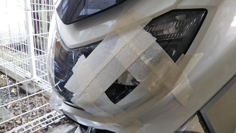 Nmaxスクーターのヘッドライトの傷消し 勝算は根気 Hcz Blog