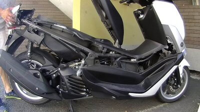 vlcsnap 2020 08 24 17h03m48s381 400x225 YAMAHA NMAX125　フェンダーレスキット（エンデュランス）取り付け