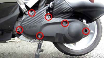 30e350ad22ccd2980daabaca531e7efc 400x225 YAMAHA NMAX125　クランクケースカバー エレメント交換