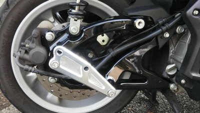 DSC 0174 400x225 YAMAHA NMAX125 BEAMS（ビームス）CORSA EVOⅡ ヒートチタン