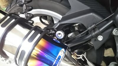 DSC 0181 400x225 YAMAHA NMAX125 BEAMS（ビームス）CORSA EVOⅡ ヒートチタン