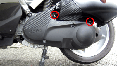 f60b09ea4bd9a2c9b03dc6a444c21d45 400x225 YAMAHA NMAX125　クランクケースカバー エレメント交換