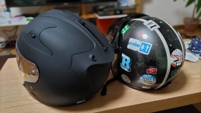 DSC 0412 400x225 通勤用のヘルメットを新調しました ZENITH  YJ 17 (YAMAHA YS GEAR)