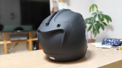 DSC 0416 400x225 通勤用のヘルメットを新調しました ZENITH  YJ 17 (YAMAHA YS GEAR)