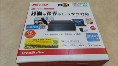 DSC 1867 400x225 BUFFALO(バッファロー) 外付けハードディスク（HDD）増設 6TB HD NRLD6.0U3 BA