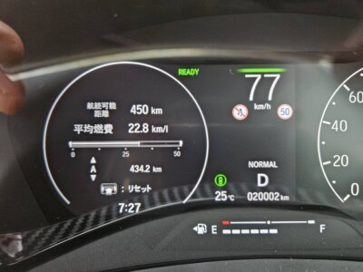 55826 400x300 ホンダ ヴェゼル eHEV Z　走行距離２万キロに到達