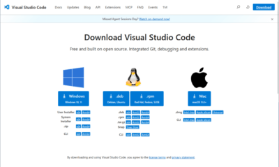 ホームページ制作・編集の最強で無料ソフトウェア2026「Visual Studio Code(VS Code)」 VS Code2 400x239 ホームページ制作・編集の最強で無料ソフトウェア2026「Visual Studio Code(VS Code)」