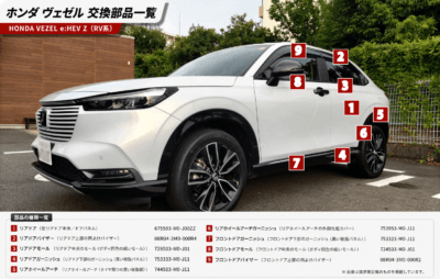 ホンダ ヴェゼル(e:HEV)をぶつけてしまった【後編】驚きの修理費45万円!交換部品・修理工程をすべて公開【HONDA VEZEL VOL.97】 323fd5db356e2e6afb37dee6ea9cc7d0 400x254 ホンダ ヴェゼル(e:HEV)をぶつけてしまった【後編】驚きの修理費45万円!交換部品・修理工程をすべて公開【HONDA VEZEL VOL.97】