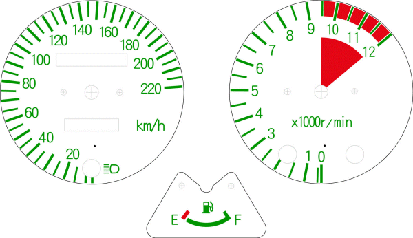 国内仕様 220km/h　タイプ3　スタンダード　GREEN