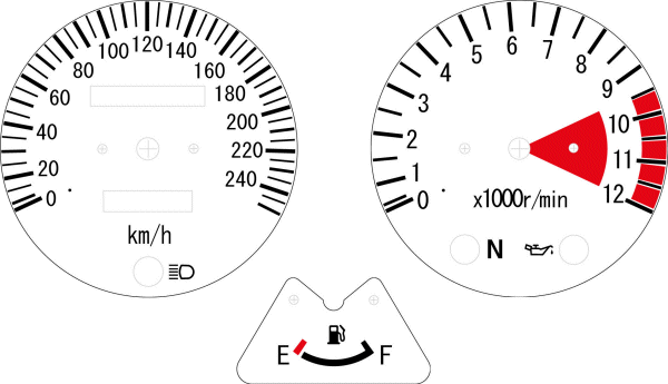 240km/h　タイプ1/スタンダード/BLACK