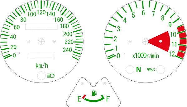 240km/h　タイプ１/スタンダード/GREEN