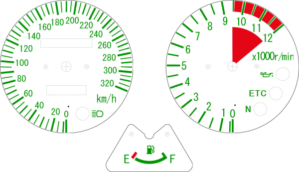 240km/h　タイプ3　カスタム（改）　GREEN