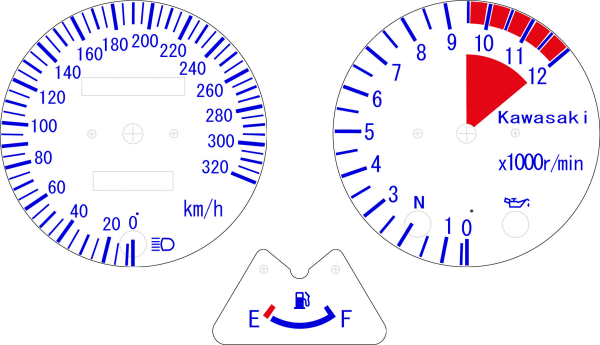 240km/h　タイプ3　スタンダード　BLUE