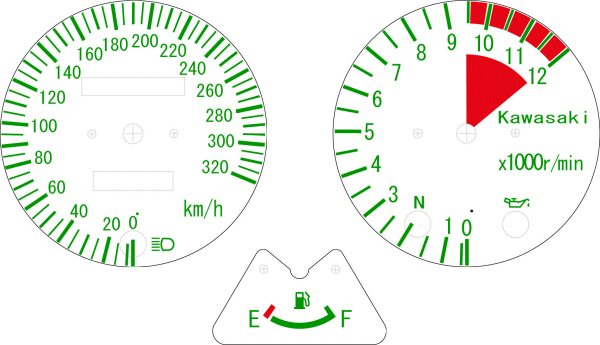 240km/h　タイプ3　スタンダード　GREEN